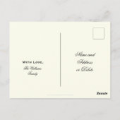 ハトとハートとの最初の聖餐式 ポストカード (裏面)