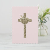 ハトとハートとの最初の聖餐式 招待状 (スタンド正面)