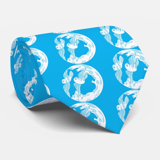 ハトと古い木 ネクタイ (ロール)