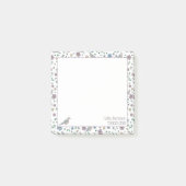 ハトと花 ポストイット (正面)