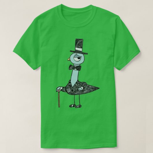 ハトにバスを運転させないで20 Tシャツ (デザイン正面)