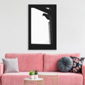 ハトのぞき キャンバスプリント (インサイチュ (リビング))