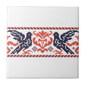 ハトのカップル タイル (正面)