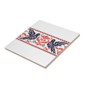 ハトのカップル タイル (側面)