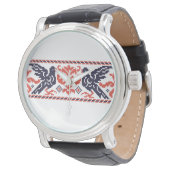 ハトのカップル 腕時計 (アングル)