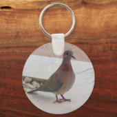 ハトのキーチェーン キーホルダー (正面)