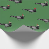 ハトのクリスマスラッピング紙 ラッピングペーパー (角)