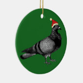 ハトのクリスマス セラミックオーナメント (右)