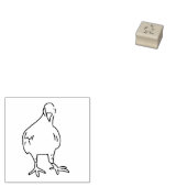 ハトのゴム印、シティーバード ラバースタンプ (押印)