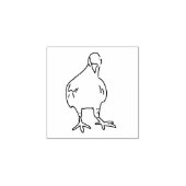 ハトのゴム印、シティーバード ラバースタンプ (インプリント)