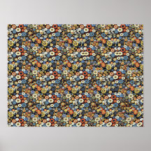 ハトのステレオグラム 16" x 12" 額縁なし