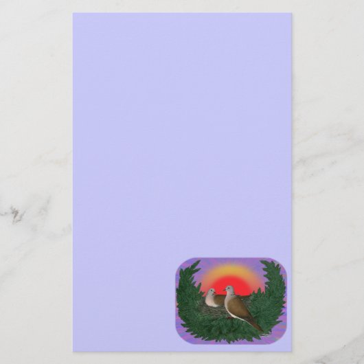 ハトのネスト 便箋 (正面)