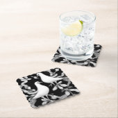 ハトのペア ペーパーコースター (インサイチュ)