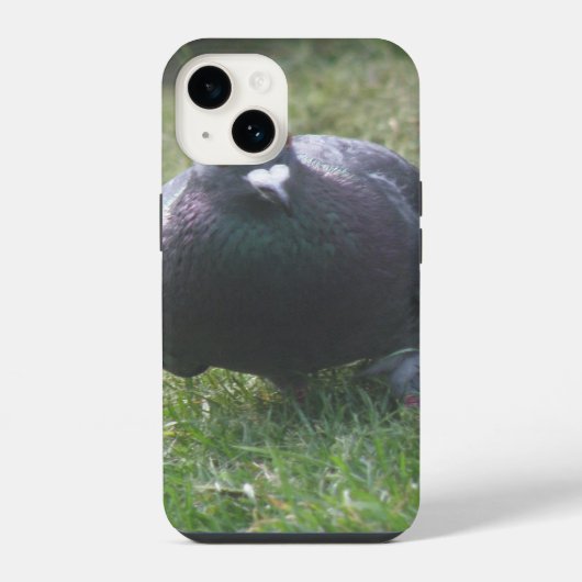 ハトのポーズ iPhoneケース (裏面)
