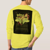 ハトのワトチャーTシャツ Tシャツ (裏面)