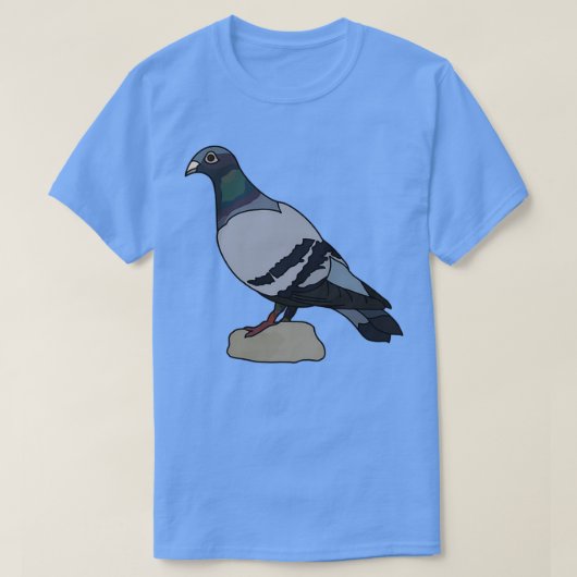 ハトの友人1 Tシャツ (デザイン正面)