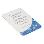 ハトの囁き、日付を保存 マグネット (右側)