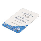 ハトの囁き、日付を保存 マグネット (左側)