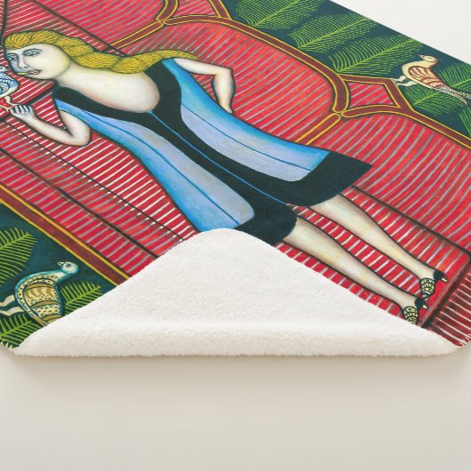 ハトの女の子 | Morris Hirshfield | シェルパブランケット (3/4)