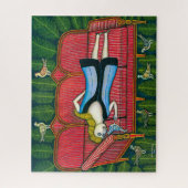 ハトの女の子 | Morris Hirshfield | ジグソーパズル (縦)