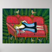 ハトの女の子 | Morris Hirshfield | ポスター (正面)