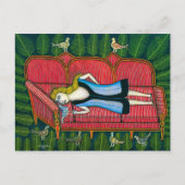 ハトの女の子 | Morris Hirshfield | ポストカード (正面)