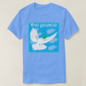 ハトの平和 Tシャツ (デザイン正面)