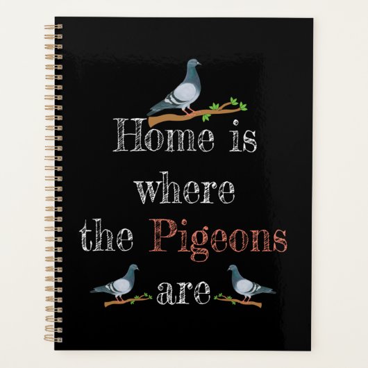 ハトの恋人ハトのレーシングギフトハトの繁殖 プランナー手帳 (正面)