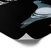 ハトの恋人ハトのレーシングギフトハトの繁殖 ポスター (角)