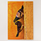 ハトの愛 ジグソーパズル (縦)