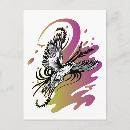 ハトの生命 ポストカード (正面)