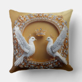 ハトの結婚式 クッション (裏面)