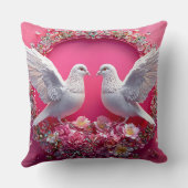 ハトの結婚式 クッション (裏面)