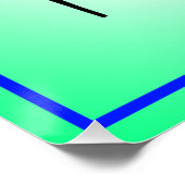 ハトの群れの中のフラミンゴであれ ポスター (コーナー)