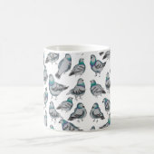 ハトの群れ コーヒーマグカップ (中央)