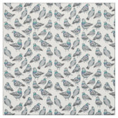 ハトの群れ ファブリック (見本)
