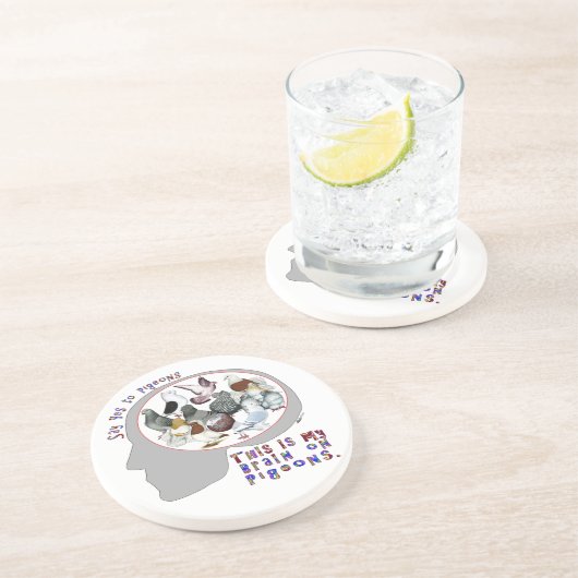 ハトの脳 コースター (側面)