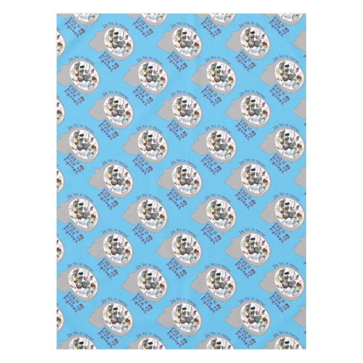 ハトの脳 テーブルクロス (正面)