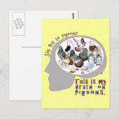 ハトの脳 ポストカード (正面/裏面)