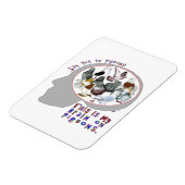 ハトの脳 マグネット (左側)