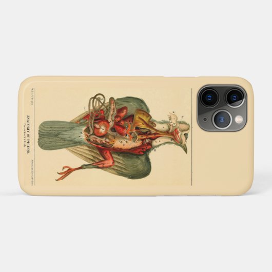 ハトの解剖図 Case-Mate iPhoneケース (裏面(横))