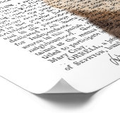 ハトの頭の猫 ポスター (角)