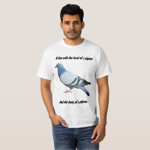 ハトの頭部を持つライオン Tシャツ