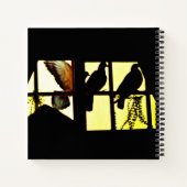 ハトの飛行中 ノートブック (裏面)