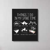 ハトの飼育ハトのレーシングギフトメンズキングハト キャンバスプリント (正面)