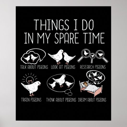 ハトの飼育ハトのレーシングギフトメンズキングハト ポスター (正面)