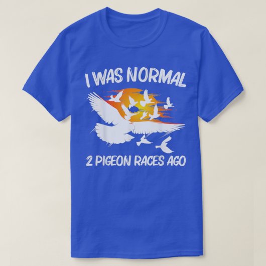 ハトの鳥を飼う人への贈り物 Tシャツ (デザイン正面)