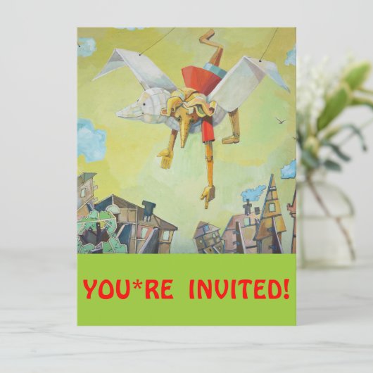 ハトのPinocchio 招待状 (スタンド正面)