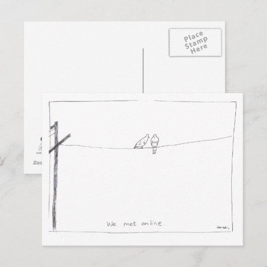 ハトはがき ポストカード (正面/裏面)