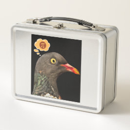 ハトはっきりしたポン考えのPi メタルランチボックス